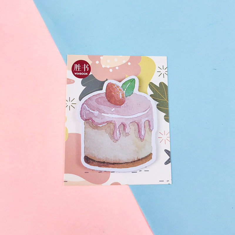 Wholesale 10PCS Cartoon Cake Paper Post-it Notes